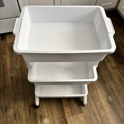 Plastic 3 Tier Utility Cart 