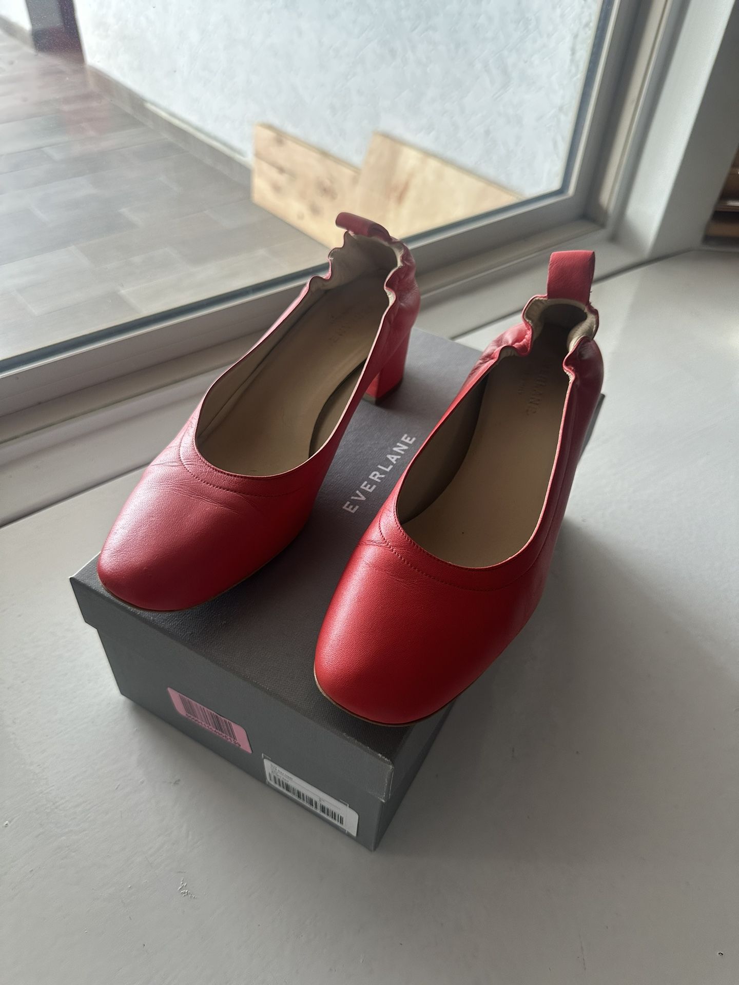 Everlane The Day Heel-Red