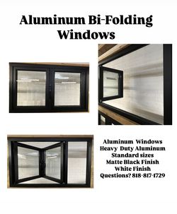 Aluminum Bi-Folding Windows In Stock!!!!! 