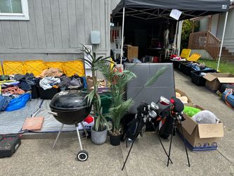 Rummage style yard sale