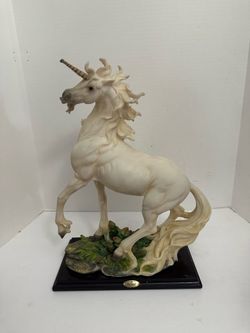 Vintage De Capoli Unicorn Figurine