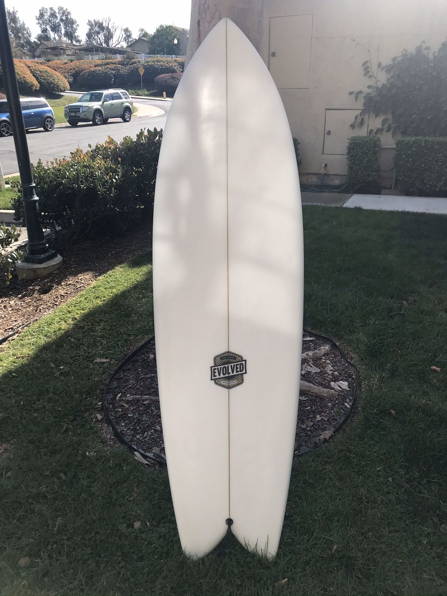 6’4” Fish Quad Fin Surfboard