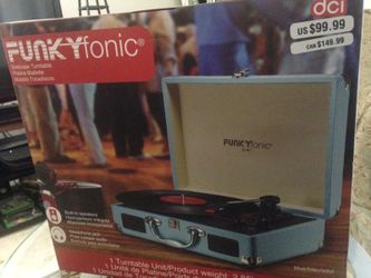 Briefcase turntable/Tocadisco de maletin