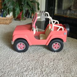 Our Generation Jeep For 18” Dolls, Amazing Toy!