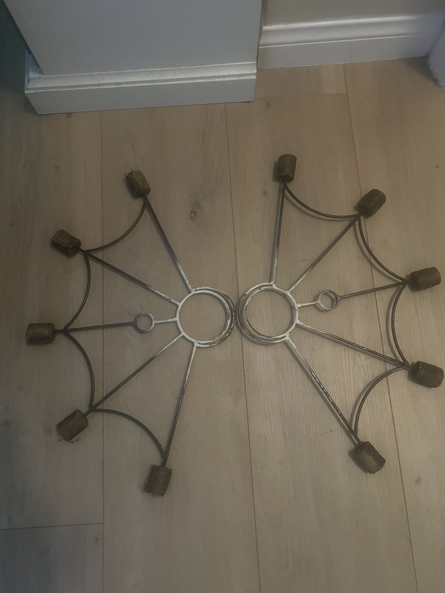 Used- Fire Fans w 5 Wicks for Dancing and Performing