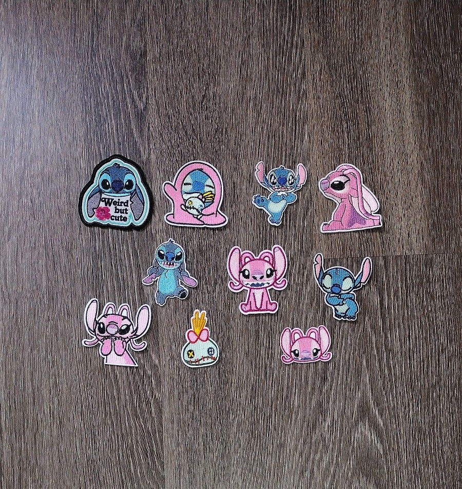 Disney Stitch Y Angel / Parches EACH $5