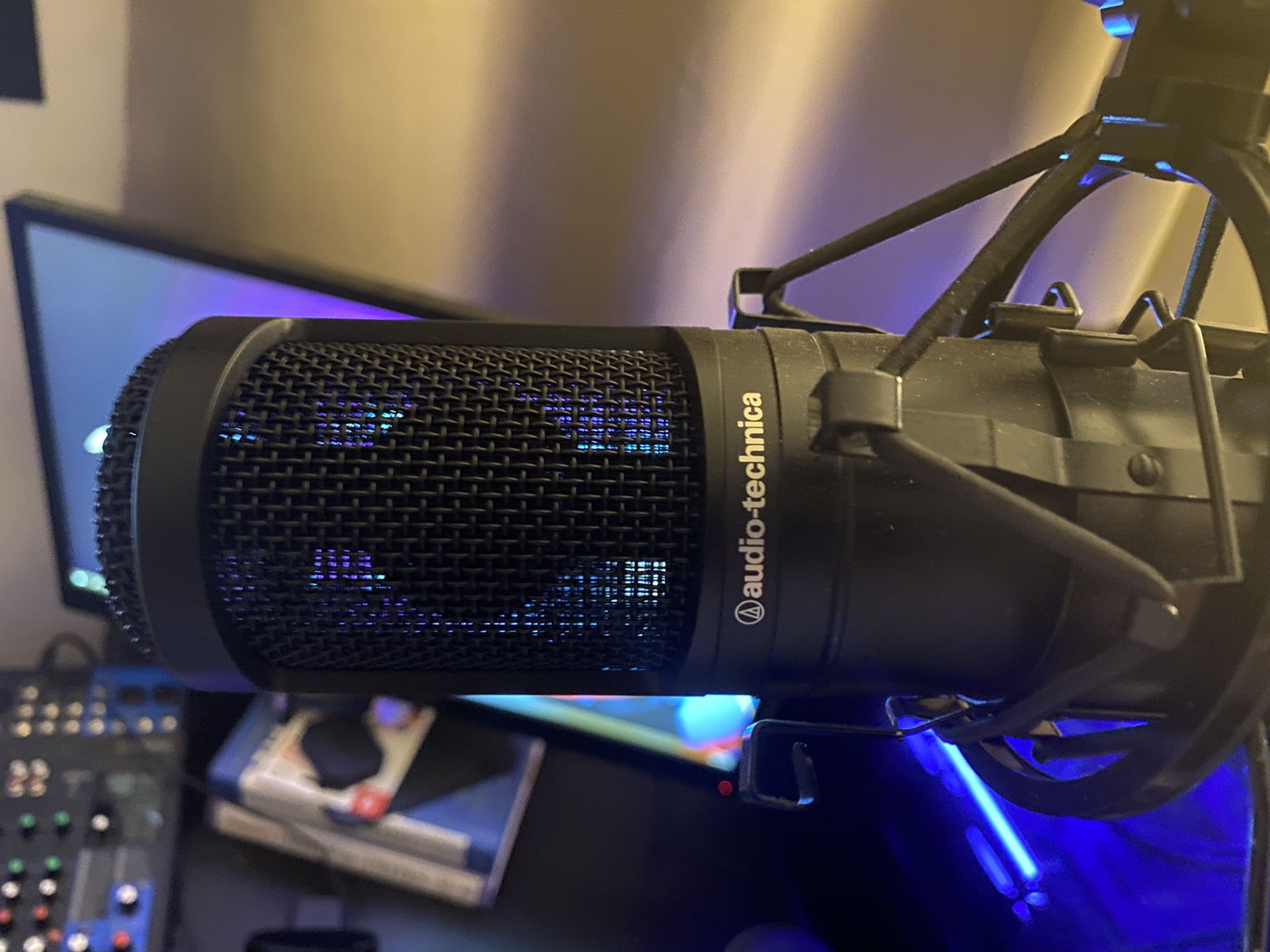 Audio Technica AT2020 XLR Mic with Stand