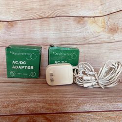 Department 56 AC/DC Adapter #55026 Set Of 2