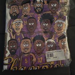 2020 Laker Champions Cartoon Shirt 