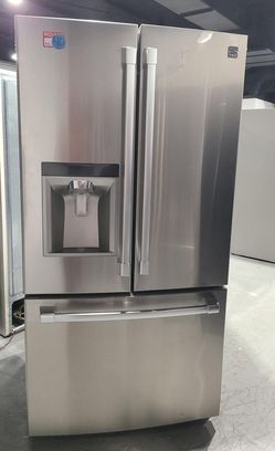 Kenmore 3-Door Stainless Steel Fridge
