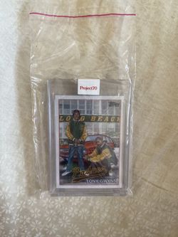 Tony Gwynn X Snoop Dogg Long Beach Baseball Collectible Card