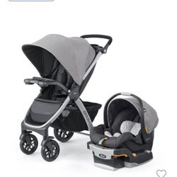 Chicco Bravo Stroller/Infant Car Seat, Parker NEW