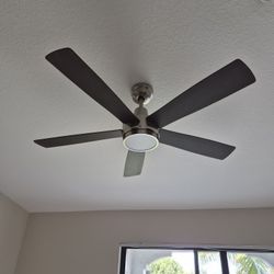Ceiling Fan With Remote Control Multi Light Colors Multi-speed