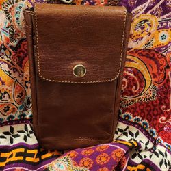 Leather Phone Holder Purse