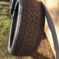 Two Used Lion Hart 26 Inch Tires 