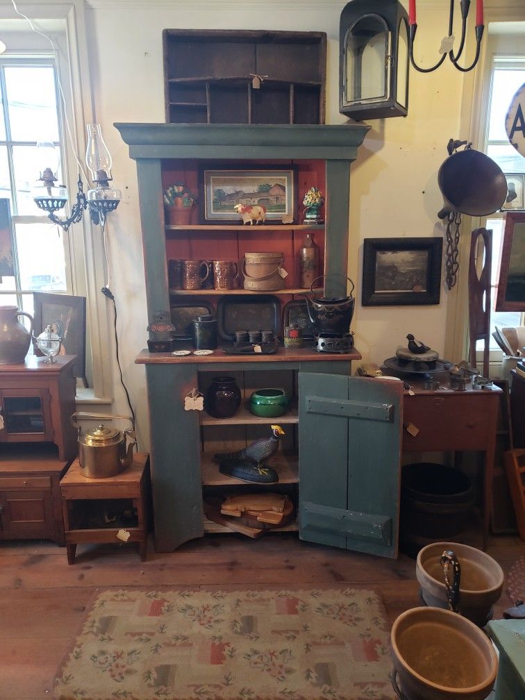 Antique Primitive Farmhouse Cupboard 