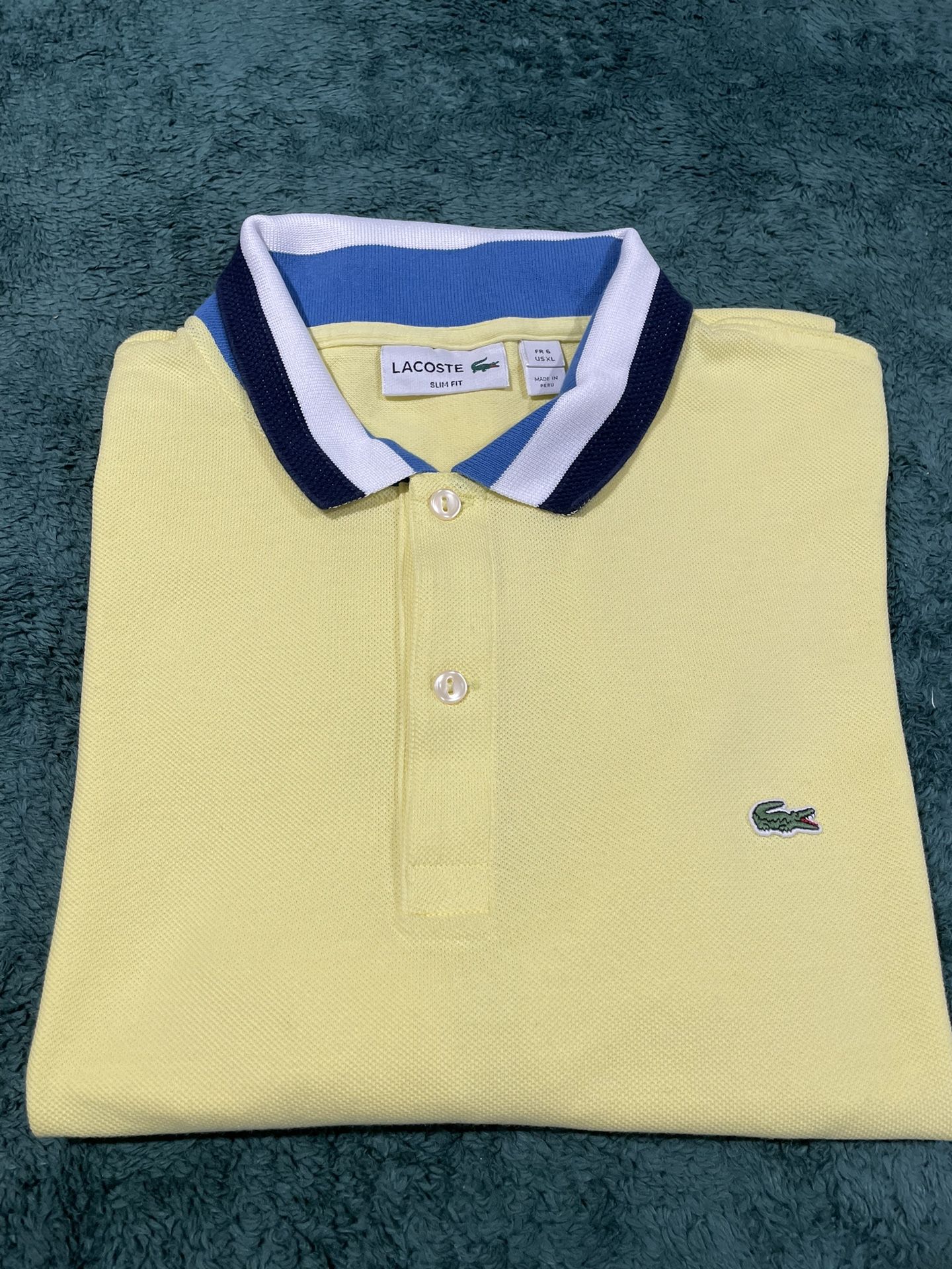 Lacoste Slim Fit XL Shirt : Gently Used. Shirt In Excellent Condition 