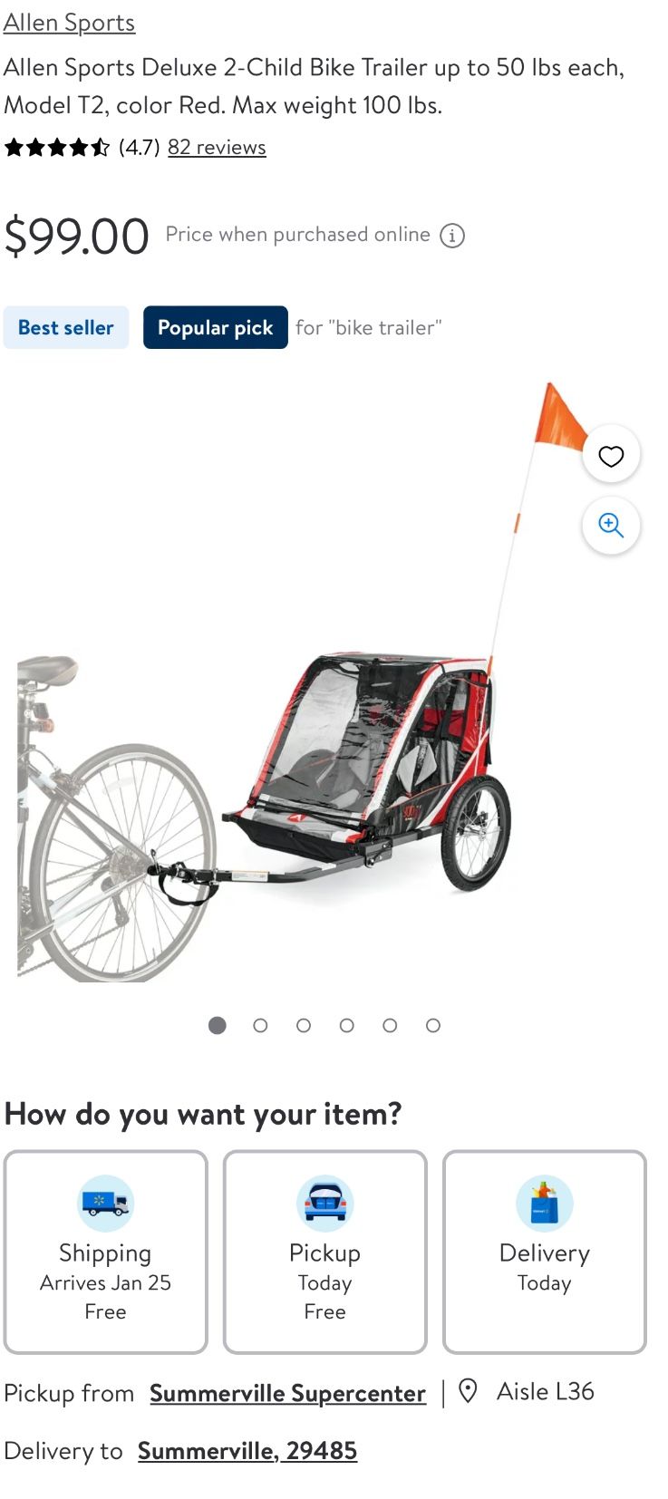 2 Seater Bike Trailer for Sale in North Charleston SC OfferUp