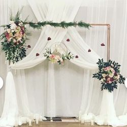 Copper Arch Double, copper wedding arch, photobooth backdrop, coppe r ceremony backdrop