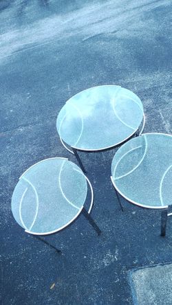 glass table