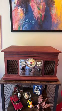 Victrola Walden 4-in-1 Wood Record Player (Mahogany) Factory Direct