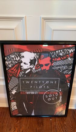 Twentyone Pilots framed poster