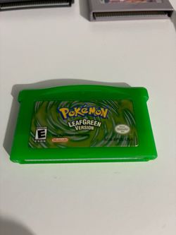 Pokémon Leaf Green Version GBA Cartridge