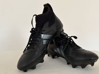 Black Adidas Adizero Impact football cleats