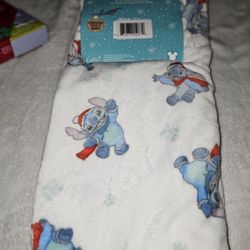 Stitch Christmas Toddler Blanket 