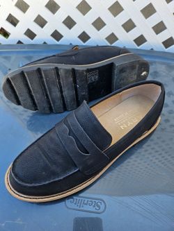 Black loafers