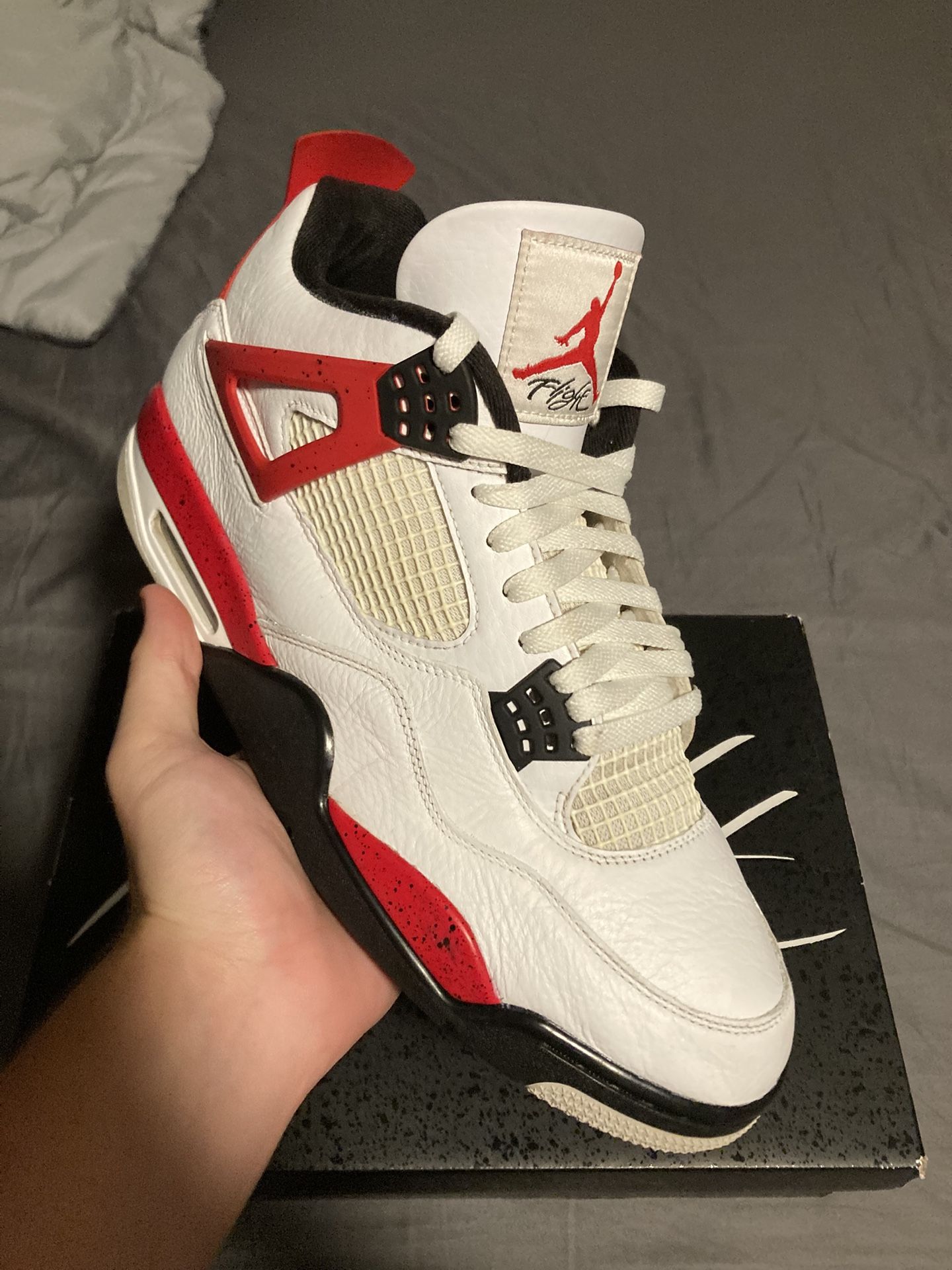 Jordan four red cement