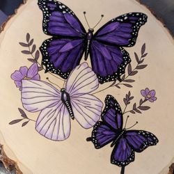 Butterfly Wood art
