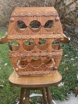 Barrel Shaped Wine Rack
