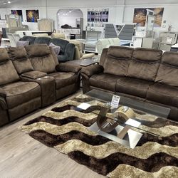 Gorgeous Reclining Sofa And Loveseat Sets Only $1299