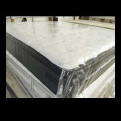 King size new thick pillow top bed can deliver 