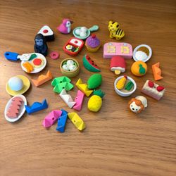 Fun eraser building toys