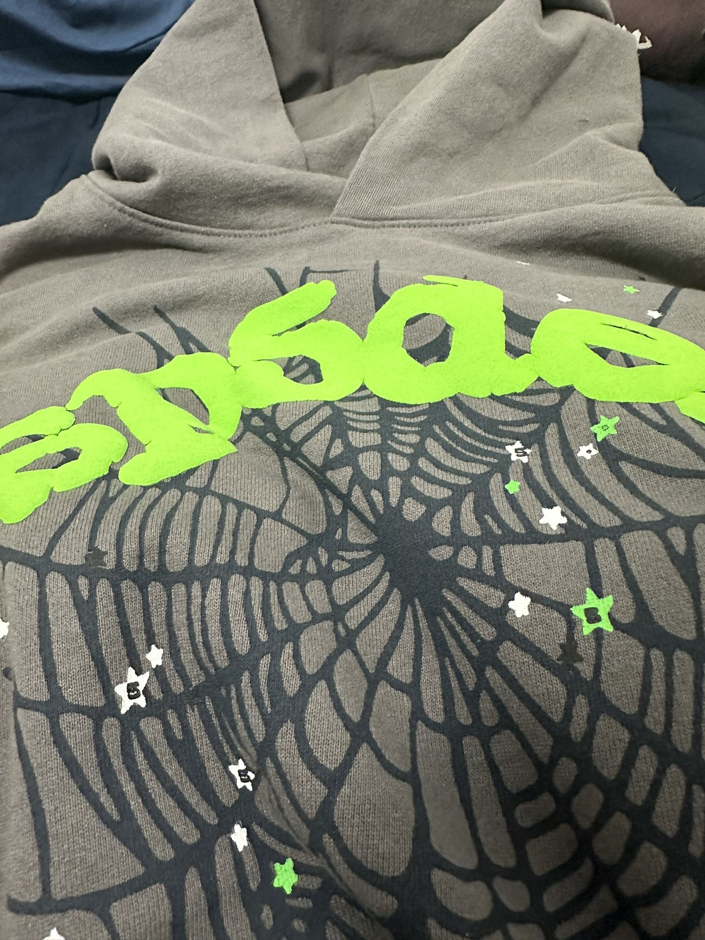 Grey Slate Sp5der Hoodie