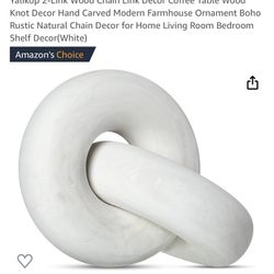 2 Link Wood Chain Link Decor 