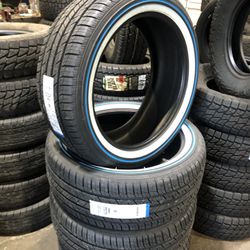 285/45/22 Blue Line Vogue