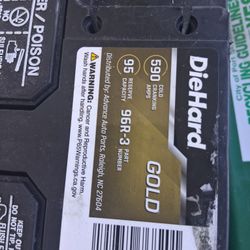DieHard Gold 96R-3 Car Battery - 590 CCA, 95 RC, 3-Year Warranty - $100
