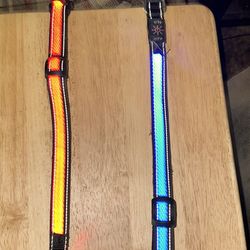 2 Lighted  Dog Collar