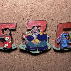 2024 Disney Parks Lilo & Stitch Experiment 626 Day - LE 1700 - 3 Pin Box Set