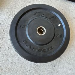 Olympic rubber bumper plates
