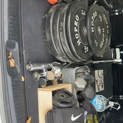 Plates And Barbell 