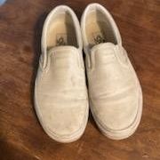 White Vans Size 6.5 Women