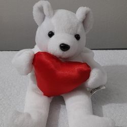 Beanie Baby bear with heart