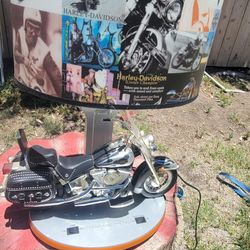 Harley-Davidson Motorcycle Heritage Softail Table Lamp