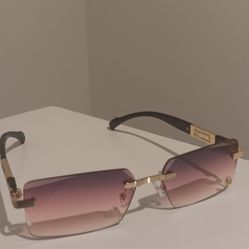 Cartier Rimless Buffs Sunglasses 