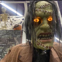  Mad Monster Marlon Halloween Animatronic 7 Feet Tall Brand New In Box