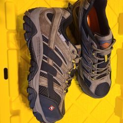 Merrell Mens Moab 2 Vent Waterproof Toe Work Shoes 12W